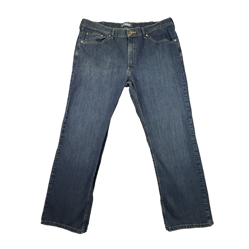 Lee Premium Select Men's 42x32 Blue Classic Fit Straight Leg Jeans SEE DESCRIPTI